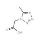 (5-Methyl-1H-tetrazol-1-yl)acetic acid (CAS 21743-55-5) - chemical structure image