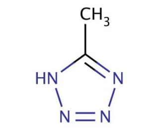 5-Methyl-1H-tetrazole (CAS 4076-36-2) - chemical structure image
