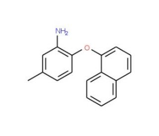 5-Methyl-2-(1-naphthyloxy)aniline - chemical structure image