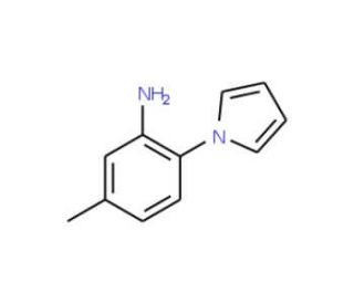 5-Methyl-2-(1H-pyrrol-1-yl)aniline (CAS 59194-21-7) - chemical structure image