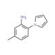 5-Methyl-2-(1H-pyrrol-1-yl)aniline (CAS 59194-21-7) - chemical structure image