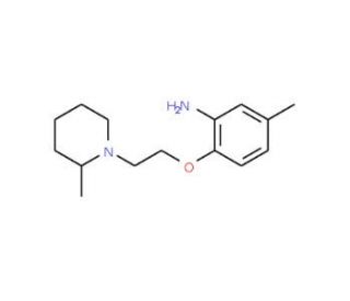 5-Methyl-2-[2-(2-methyl-piperidin-1-yl)-ethoxy]-phenylamine - chemical structure image