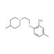 5-Methyl-2-[2-(4-methyl-piperidin-1-yl)-ethoxy]-phenylamine - chemical structure image