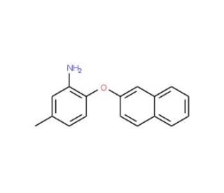 5-Methyl-2-(2-naphthyloxy)aniline - chemical structure image