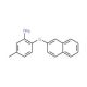5-Methyl-2-(2-naphthyloxy)aniline - chemical structure image