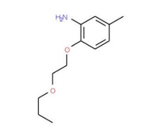 5-Methyl-2-(2-propoxyethoxy)aniline - chemical structure image
