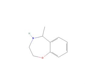 5-methyl-2,3,4,5-tetrahydro-1,4-benzoxazepine (CAS 1017394-91-0) - chemical structure image