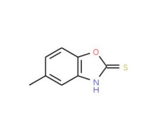 5-Methyl-2,3-dihydro-1,3-benzoxazole-2-thione (CAS 22876-22-8) - chemical structure image