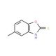 5-Methyl-2,3-dihydro-1,3-benzoxazole-2-thione (CAS 22876-22-8) - chemical structure image