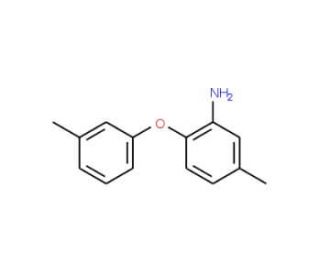 5-Methyl-2-(3-methylphenoxy)aniline - chemical structure image