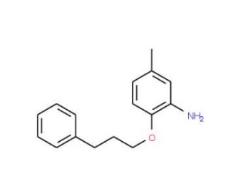 5-Methyl-2-(3-phenylpropoxy)aniline - chemical structure image