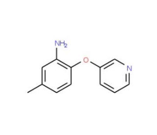 5-Methyl-2-(3-pyridinyloxy)aniline - chemical structure image