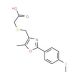 [({5-Methyl-2-[4-(methylthio)phenyl]-1,3-oxazol-4-yl}methyl)thio]acetic acid - chemical structure image