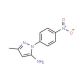 5-Methyl-2-(4-nitrophenyl)-2H-pyrazol-3-ylamine (CAS 16459-47-5) - chemical structure image