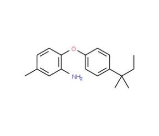 5-Methyl-2-[4-(tert-pentyl)phenoxy]aniline - chemical structure image
