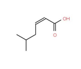 5-Methyl-2-hex-2-enoic Acid (CAS 41653-96-7) - chemical structure image