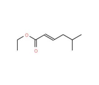 5-Methyl-2-hex-2-enoic Acid, Ethyl Ester (CAS 2351-89-5) - chemical structure image
