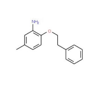 5-Methyl-2-(phenethyloxy)aniline - chemical structure image