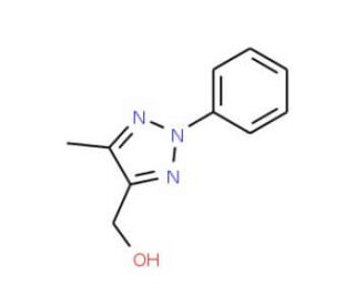 (5-Methyl-2-phenyl-2H-1,2,3-triazol-4-yl)methanol (CAS 13322-19-5) - chemical structure image