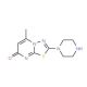 5-methyl-2-piperazin-1-yl-7H-[1,3,4]thiadiazolo[3,2-a]pyrimidin-7-one - chemical structure image