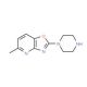 5-Methyl-2-piperazin-1-yl[1,3]oxazolo[4,5-b]-pyridine - chemical structure image