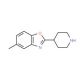 5-Methyl-2-piperidin-4-yl-1,3-benzoxazole - chemical structure image