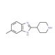 5-Methyl-2-piperidin-4-yl-1H-benzoimidazole (CAS 295790-48-6) - chemical structure image