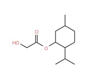 5-methyl-2-(propan-2-yl)cyclohexyl 2-hydroxyacetate - chemical structure image