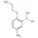 5-Methyl-2-propoxyphenylboronic acid (CAS 480438-70-8) - chemical structure image