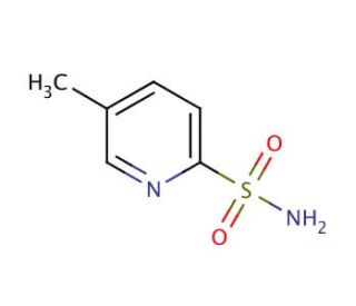 5-Methyl-2-pyridinesulfonamide (CAS 65938-77-4) - chemical structure image