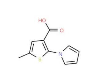 5-Methyl-2-pyrrol-1-yl-thiophene-3-carboxylic acid - chemical structure image
