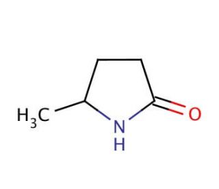 5-Methyl-2-pyrrolidinone (CAS 108-27-0) - chemical structure image