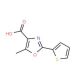 5-methyl-2-thien-2-yl-1,3-oxazole-4-carboxylic acid - chemical structure image