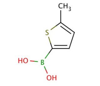 5-Methyl-2-thienylboronic acid (CAS 162607-20-7) - chemical structure image