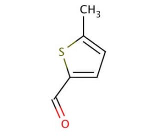 5-Methyl-2-thiophenecarboxaldehyde (CAS 13679-70-4) - chemical structure image