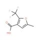 5-Methyl-2-(trifluoromethyl)-3-furoic acid (CAS 17515-74-1) - chemical structure image