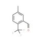 5-Methyl-2-(trifluoromethyl)benzaldehyde (CAS 886502-76-7) - chemical structure image