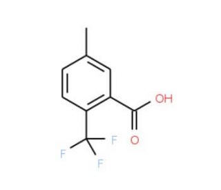 5-Methyl-2-(trifluoromethyl)benzoic acid - chemical structure image
