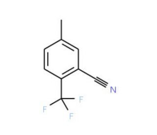 5-Methyl-2-(trifluoromethyl)benzonitrile (CAS 886502-61-0) - chemical structure image