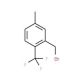 5-Methyl-2-(trifluoromethyl)benzyl bromide (CAS 886502-86-9) - chemical structure image