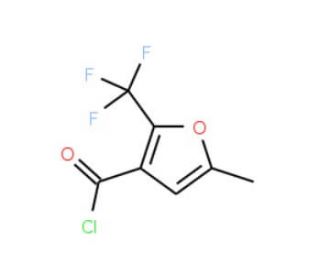5-Methyl-2-(trifluoromethyl)furan-3-carbonyl chloride (CAS 175276-66-1) - chemical structure image