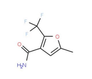 5-Methyl-2-(trifluoromethyl)furan-3-carboxamide (CAS 175276-68-3) - chemical structure image