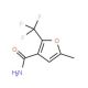 5-Methyl-2-(trifluoromethyl)furan-3-carboxamide (CAS 175276-68-3) - chemical structure image