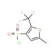 5-Methyl-2-(trifluoromethyl)furan-3-sulphonyl chloride (CAS 306935-02-4) - chemical structure image