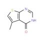 5-Methyl-3,4-dihydrothieno[2,3-d]pyrimidin-4-one (CAS 43088-64-8) - chemical structure image