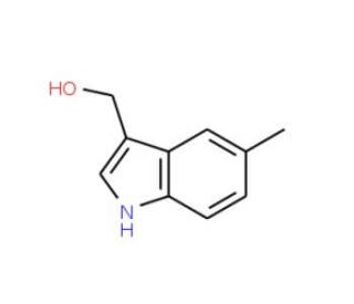 5-Methyl-3-hydroxymethylindole (CAS 215997-77-6) - chemical structure image