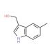 5-Methyl-3-hydroxymethylindole (CAS 215997-77-6) - chemical structure image