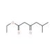5-Methyl-3-oxo-hexanoic acid ethyl ester (CAS 34036-16-3) - chemical structure image