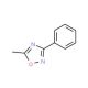 5-Methyl-3-phenyl-1,2,4-oxadiazole (CAS 1198-98-7) - chemical structure image