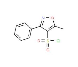 5-Methyl-3-phenylisoxazole-4-sulphonyl chloride (CAS 857283-56-8) - chemical structure image